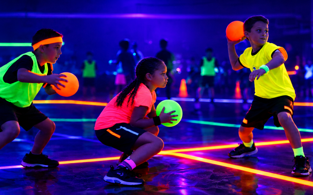 Glow in the dark trefbal