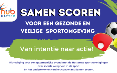 Samen scoren voor een gezonde sportomgeving