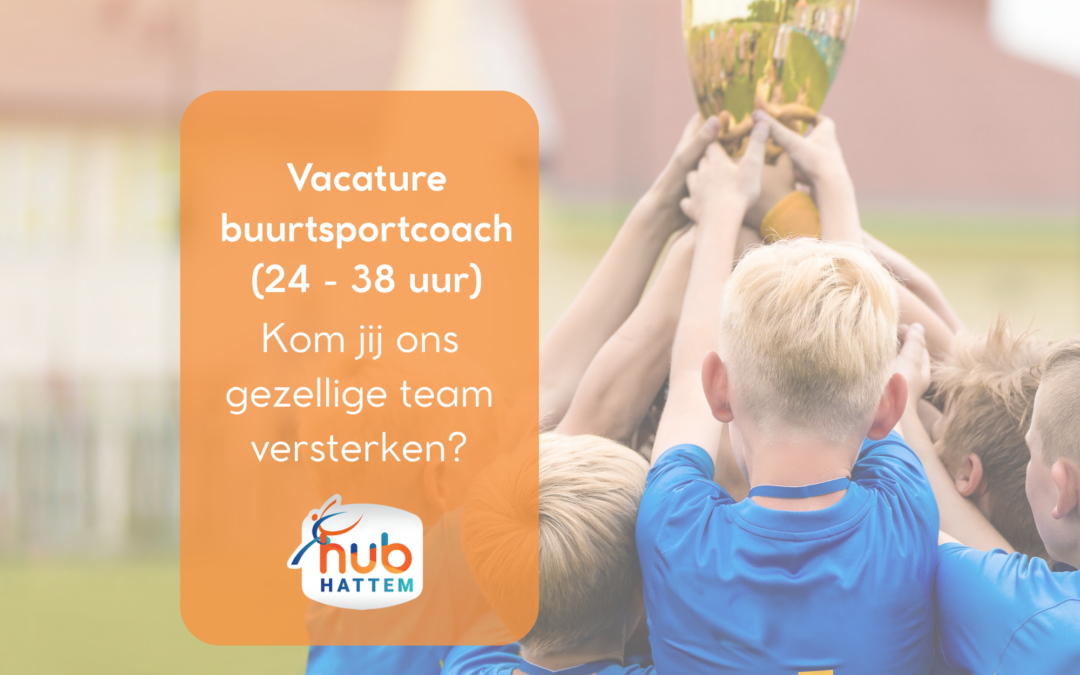Vacature buurtsportcoach